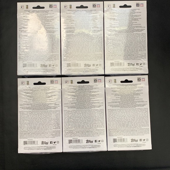 2021 Topps Baseball Series 1 Hanger Box 67 Cards Factory Sealed (Lot Of 6) NEW - Picture 4 of 9